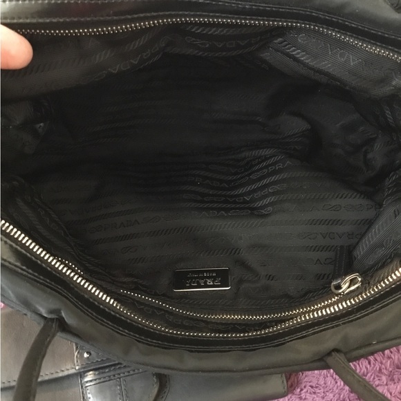 Authentic Vintage Prada Italy Shoulder Bag & Vintage Black Leather Prada Wallet - Picture 7 of 12